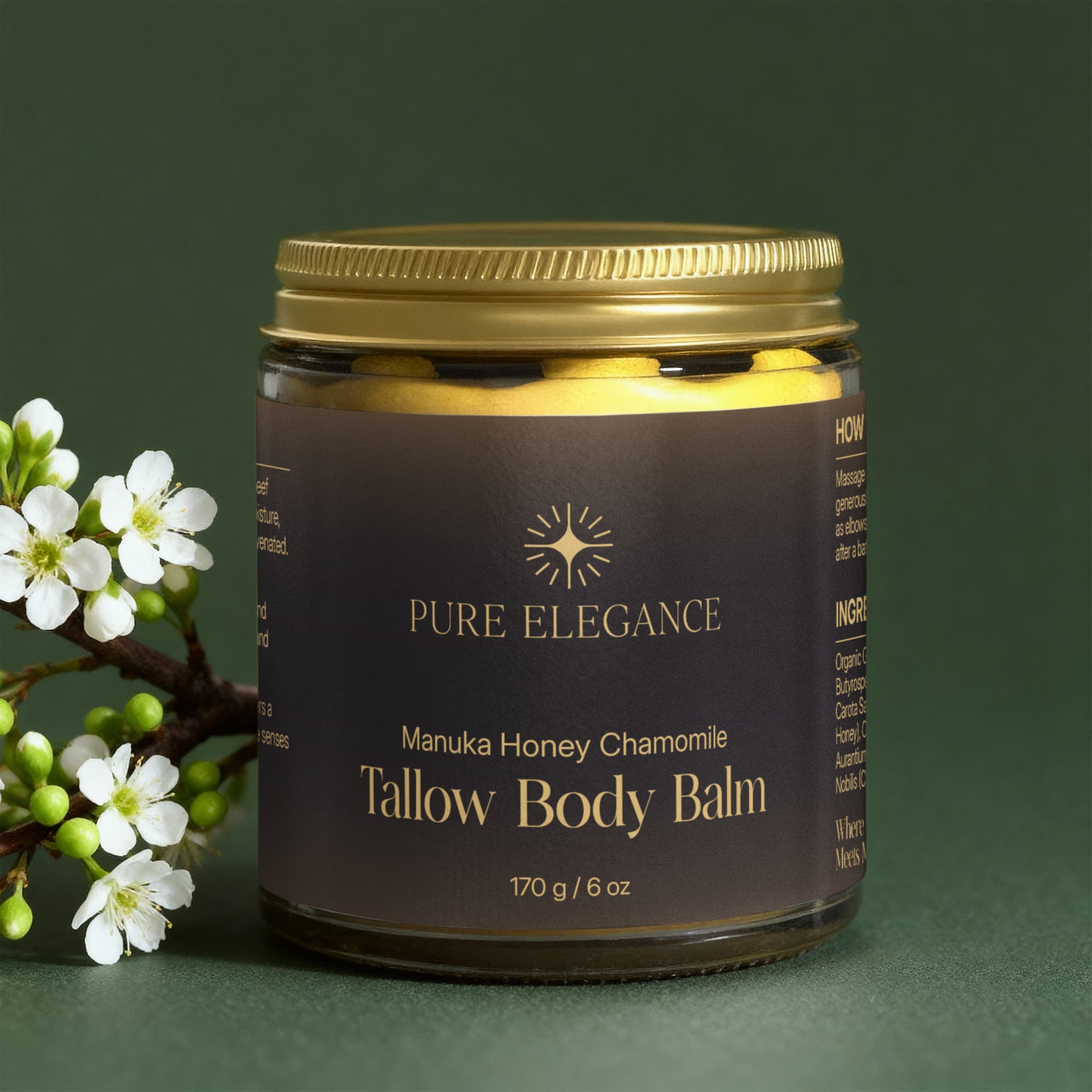 Manuka Honey Chamomile Tallow Body Balm