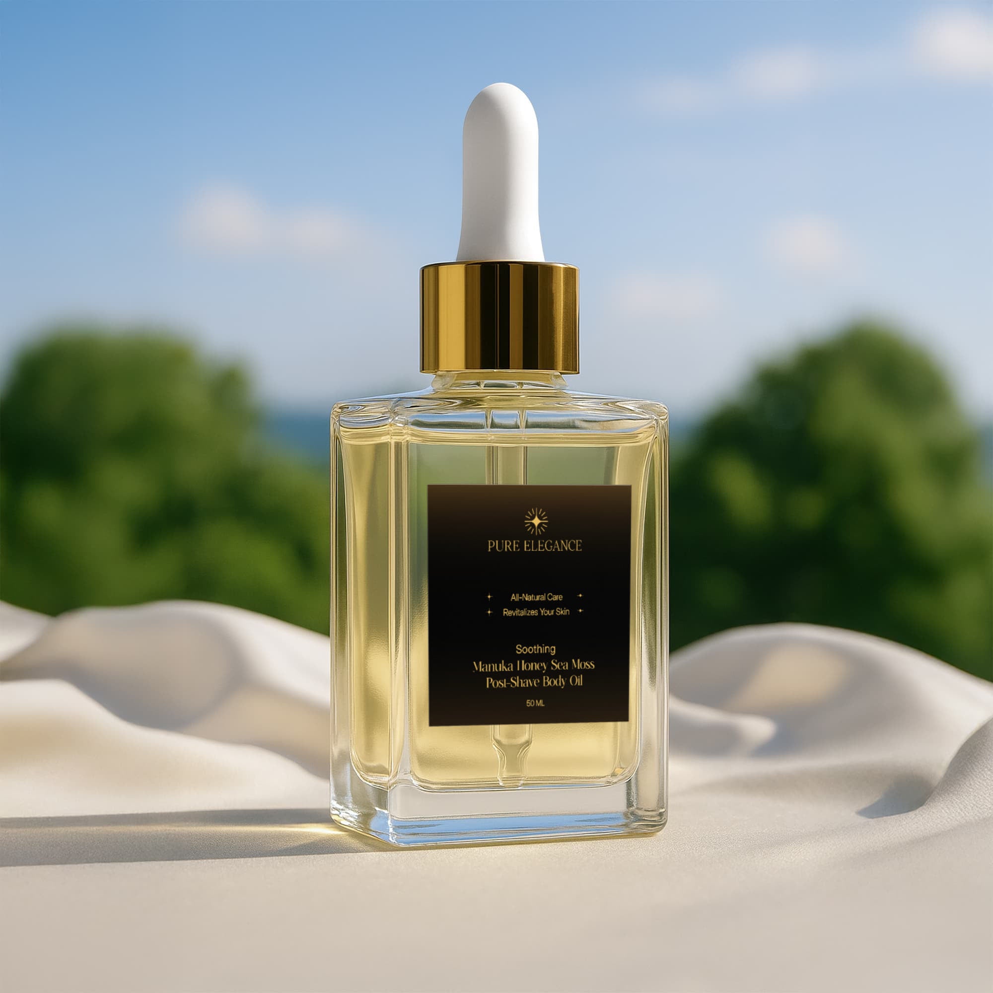 Manuka Honey Sea Moss Post-Shave Body Oil